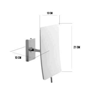 Зеркало косметическое Boheme хром 506-CR